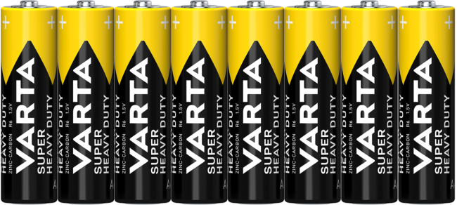 Батарейка Varta SUPERLIFE R6 AA Shrink 8 Heavy Duty 1.5V (2006) (8/48/240) (8 шт.) VARTA 02006101308