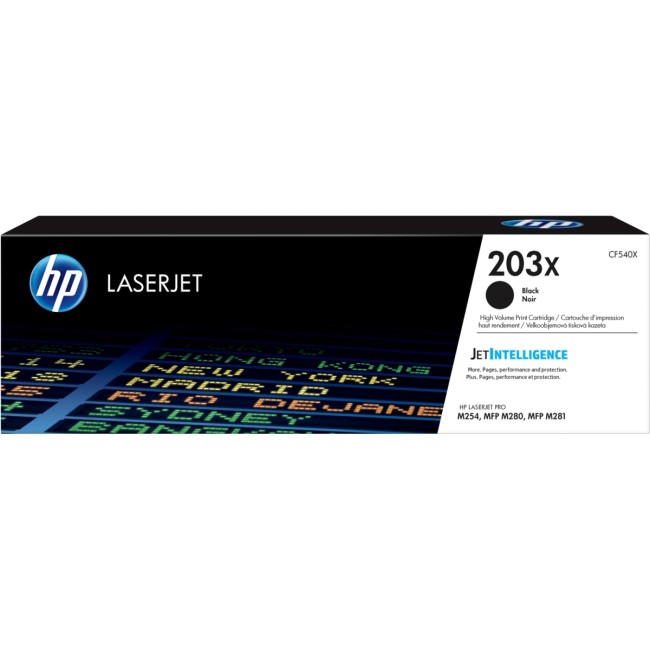 Тонер-картридж HP LaserJet 203X Black (CF540X)