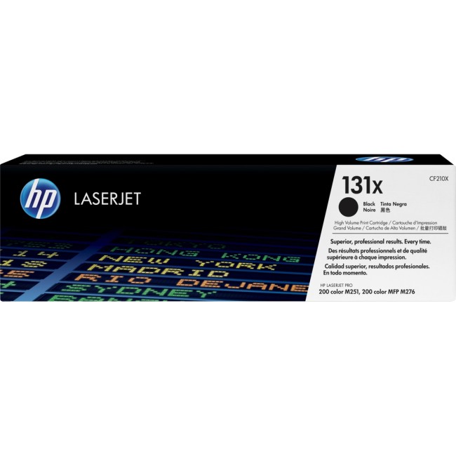 Тонер-картридж HP 131X Black LaserJet Pro Print Cartridge (CF210X)