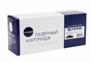 Картридж NetProduct (N-MLT-D104S) для Samsung ML-1660/1665/1860/SCX-3200/3205/3207, 1,5K Картридж NetProduct (N-MLT-D104S) для Samsung ML-1660/1665/1860/SCX-3200/3205/3207, 1,5K