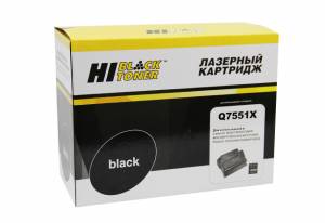 Картридж Hi-Black (HB-Q7551X) для HP LJ P3005/M3027MFP/M3035MFP, 13K Картридж Hi-Black (HB-Q7551X) для HP LJ P3005/M3027MFP/M3035MFP, 13K