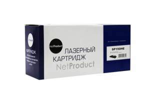 Картридж NetProduct (N-SP150HE) для Ricoh Aficio SP 150/SU/W/SUW, 1,5K Картридж NetProduct (N-SP150HE) для Ricoh Aficio SP 150/SU/W/SUW, 1,5K