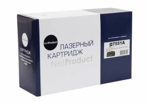 Картридж NetProduct (N-Q7551A) для HP LJ P3005/M3027MFP/M3035MFP, 6,5K Картридж NetProduct (N-Q7551A) для HP LJ P3005/M3027MFP/M3035MFP, 6,5K
