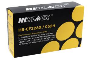 Картридж Hi-Black (HB-CF226X/CRG-052H) для HP LJ Pro M402/M426/LBP-212dw/214dw, 9,2K Картридж Hi-Black (HB-CF226X/CRG-052H) для HP LJ Pro M402/M426/LBP-212dw/214dw, 9,2K