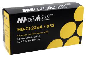 Картридж Hi-Black (HB-CF226A/CRG-052) для HP LJ Pro M402/M426/LBP-212dw/214dw, 3,1K Картридж Hi-Black (HB-CF226A/CRG-052) для HP LJ Pro M402/M426/LBP-212dw/214dw, 3,1K
