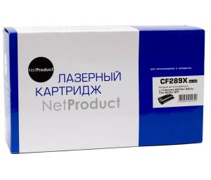 Картридж NetProduct (N-CF289X) для HP LaserJet Enterprise M507dn/M507x/Flow M528z/MFP, 10K(без чипа) Картридж NetProduct (N-CF289X) для HP LaserJet Enterprise M507dn/M507x/Flow M528z/MFP, 10K(без чипа)