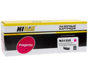 Картридж Hi-Black (HB-W2123X) для HP CLJ Enterprise M554dn/555DN/555x/578f/578DN, M, 10K, б/ч Картридж Hi-Black (HB-W2123X) для HP CLJ Enterprise M554dn/555DN/555x/578f/578DN, M, 10K, б/ч