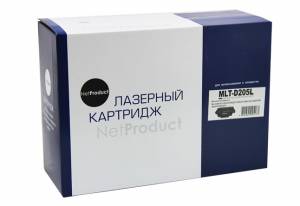 Картридж NetProduct (N-MLT-D205L) для Samsung ML-3310D/3310ND/3710D/3710ND/SCX-4833, 5K Картридж NetProduct (N-MLT-D205L) для Samsung ML-3310D/3310ND/3710D/3710ND/SCX-4833, 5K