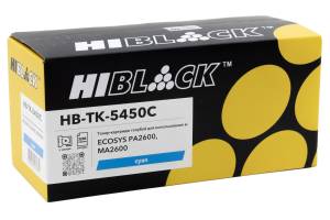 Тонер-картридж Hi-Black (HB-TK-5450C) для Kyocera ECOSYS PA2600/MA2600, C, 3,2K Тонер-картридж Hi-Black (HB-TK-5450C) для Kyocera ECOSYS PA2600/MA2600, C, 3,2K