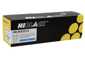Картридж Hi-Black (HB-W2221X) для HP CLJ Pro 3203DN/3288DN/MFP 3303FDN/3388FDN, C, 2,5K Картридж Hi-Black (HB-W2221X) для HP CLJ Pro 3203DN/3288DN/MFP 3303FDN/3388FDN, C, 2,5K