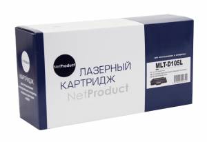 Картридж NetProduct (N-MLT-D105L) для Samsung ML-1910/1915/2525/2580N/SCX4600, 2,5K Картридж NetProduct (N-MLT-D105L) для Samsung ML-1910/1915/2525/2580N/SCX4600, 2,5K