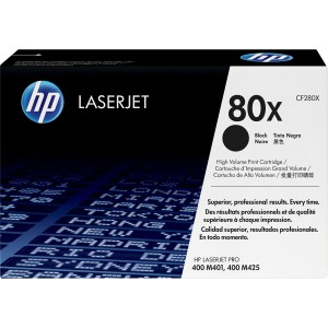 Тонер-картридж HP 80X Black Original LaserJet Toner Cartridge (CF280X) Тонер-картридж HP 80X Black Original LaserJet Toner Cartridge (CF280X)