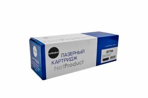 Картридж NetProduct (N-071H) для Canon LBP122/MF 272/275, 2,5K Картридж NetProduct (N-071H) для Canon LBP122/MF 272/275, 2,5K