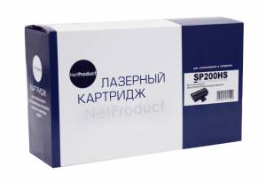 Картридж NetProduct (N-SP200HS) для Ricoh Aficio SP200N/SP202SN/SP203SFN, 2,6K Картридж NetProduct (N-SP200HS) для Ricoh Aficio SP200N/SP202SN/SP203SFN, 2,6K
