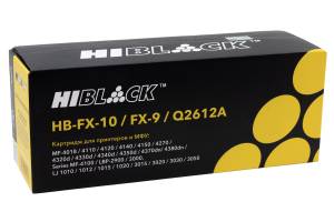Картридж Hi-Black (HB-FX-10/9/Q2612A) для Canon i-SENSYS MF-4018/4120/4140/4150/4270, 2K Картридж Hi-Black (HB-FX-10/9/Q2612A) для Canon i-SENSYS MF-4018/4120/4140/4150/4270, 2K