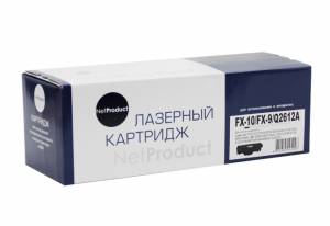 Картридж NetProduct (N-FX-10/9/Q2612A) для Canon i-Sensys MF4018/4120/4140/4150/4270, 2K Картридж NetProduct (N-FX-10/9/Q2612A) для Canon i-Sensys MF4018/4120/4140/4150/4270, 2K