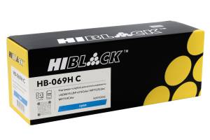 Картридж Hi-Black (HB-069H C) Canon i-Sensys LBP-673Cdw/MF752Cdw/MF754Cdw, C, 5,5K Картридж Hi-Black (HB-069H C) Canon i-Sensys LBP-673Cdw/MF752Cdw/MF754Cdw, C, 5,5K