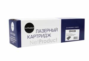 Картридж NetProduct (N-CF412X) для HP CLJ M452DW/DN/NW/M477FDW/477DN/477FNW, Y, 5K Картридж NetProduct (N-CF412X) для HP CLJ M452DW/DN/NW/M477FDW/477DN/477FNW, Y, 5K