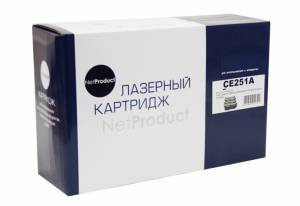 Картридж NetProduct (N-CE251A) для HP CLJ CP3525/CM3530, Восстановленный, C, 7K Картридж NetProduct (N-CE251A) для HP CLJ CP3525/CM3530, Восстановленный, C, 7K