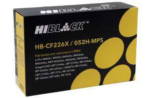 Картридж Hi-Black (HB-CF226X/052H-MPS) для HP LJ Pro M402/M426/LBP-212dw/214dw, 12K Картридж Hi-Black (HB-CF226X/052H-MPS) для HP LJ Pro M402/M426/LBP-212dw/214dw, 12K